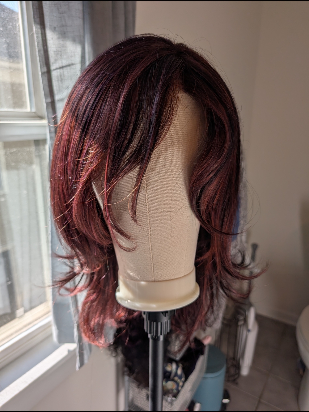 Estetica Orchid In Color Vogue: Wig in Deep Burgundy